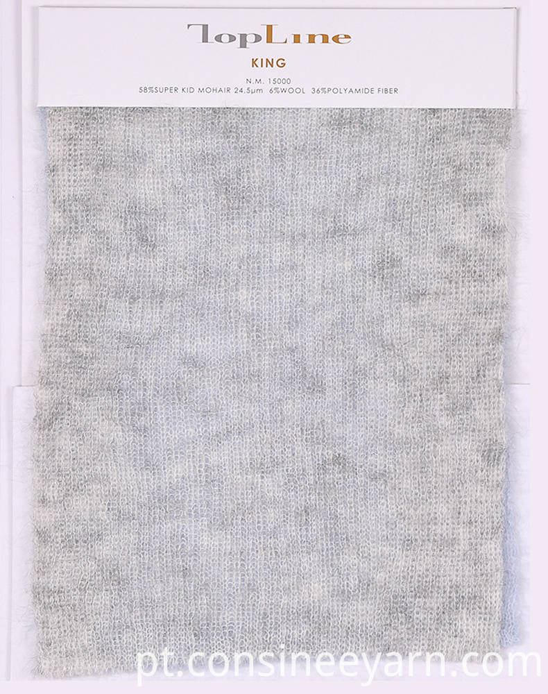 Fio de Mohair escovado brushed Mohair Yarn